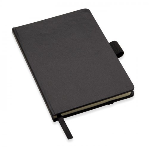 NOTALUX Notebook A6 con penna blu, copertina rigida PU, 144 pagine
