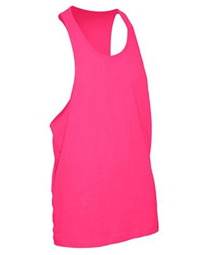 Canotta colori Fluo unisex Urban Beach jhk Fucsia Fluor