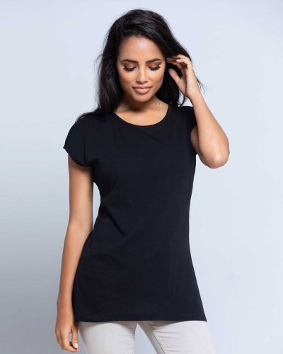 T-shirt leggera maniche con orlo