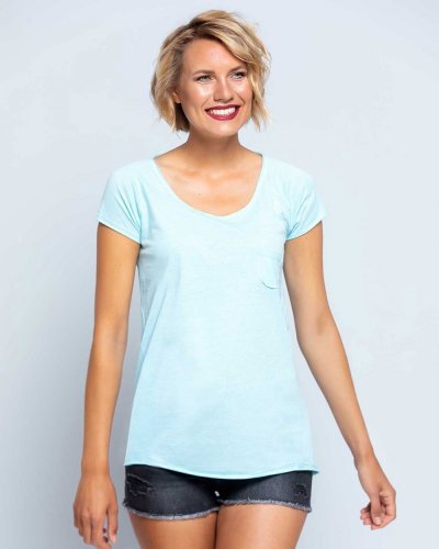 T-shirt leggera con taschino