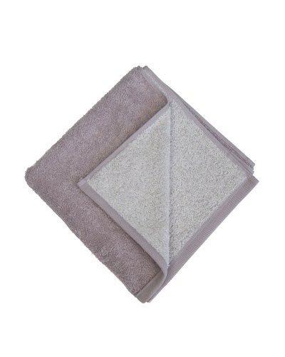 Telo doppio colore 100 x 150 cm Pristine/Chateau Grey