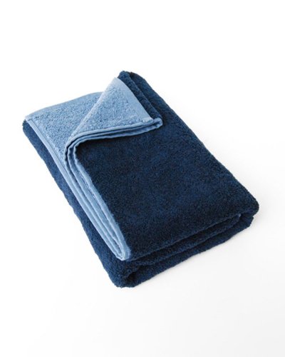 Telo doppio colore 70 x 140 cm Dark Blu/ Blu Capitano