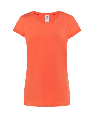 T-shirt leggera maniche con orlo Coral