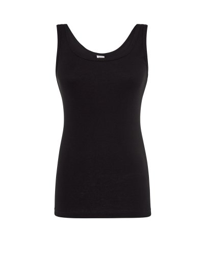 Canotta donna con spalline sottili Jhk Black