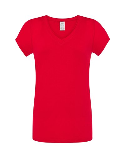 T-shirt scollo a V Sicilia Red