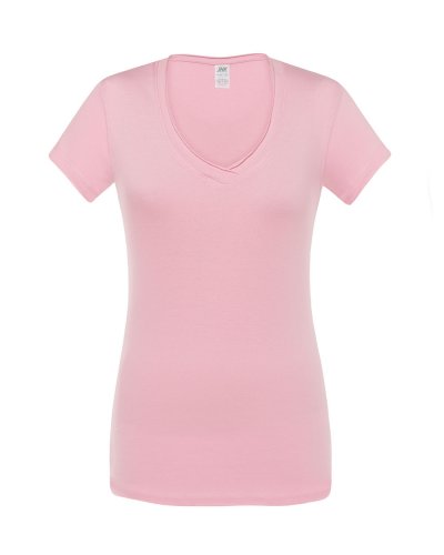T-shirt scollo a V Sicilia Pink