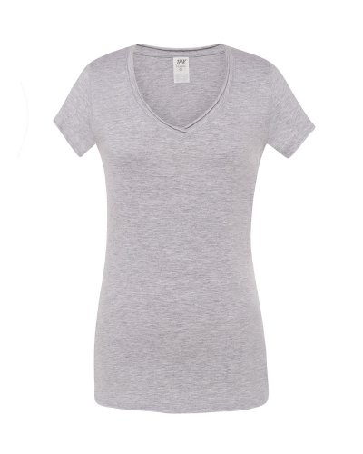 T-shirt scollo a V Sicilia Ash Melange