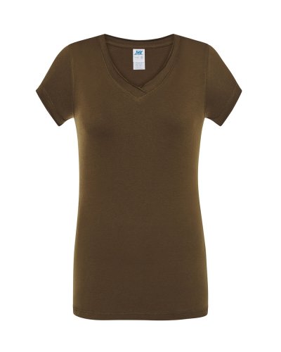 T-shirt scollo a V Sicilia Khaki