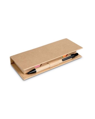 Set penna in custodia cartone Beige