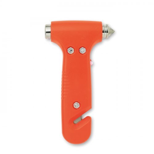 RESQ Martello Emergenza 3in1 LED, Taglierino, ABS, Arancione