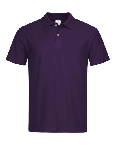 Polo manica corta alta visibilità classe 2 - Workteam Deep Berry