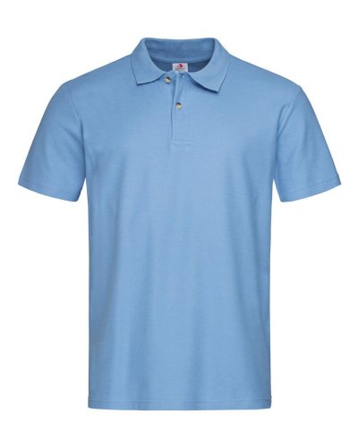 Polo manica corta alta visibilità classe 2 - Workteam Light Blue
