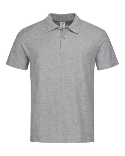 Polo manica corta alta visibilità classe 2 - Workteam Grey Heather