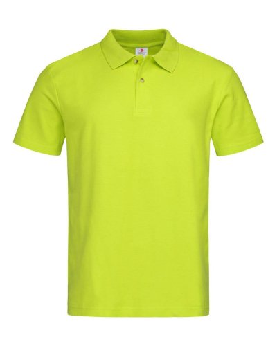 Polo manica corta alta visibilità classe 2 - Workteam Bright lime