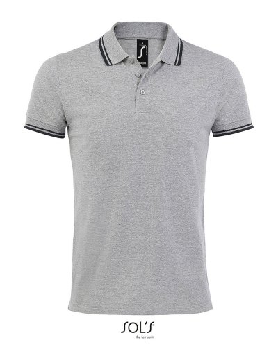 Polo Pasadena men Grigio / Blu navy