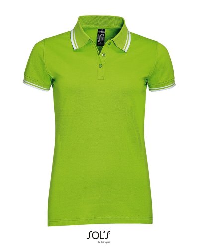 Polo Pasadena women Verde tiglio / Bianco
