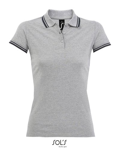 Polo Pasadena women Grigio / Blu navy