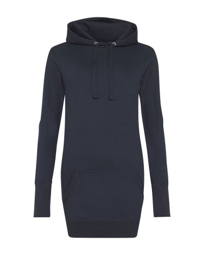 Girlie Longline Hoodie New French Navy