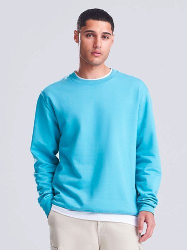 Sudadera unisex con cuello redondo y felpada