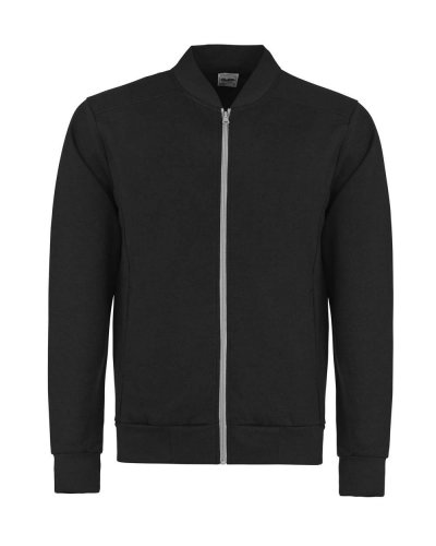 Felpa unisex Undergrad jacket Black/Heather Grey