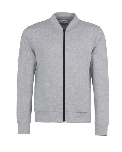 Felpa unisex Undergrad jacket Heather Grey/Jet Black