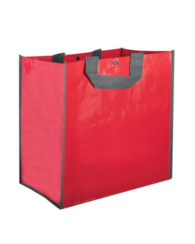 Borsa Shopping con soffietto Polipropilene Ares Rosso