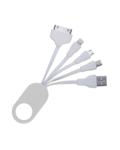 Cavi per ricarica 5 in 1 Connection Bianco