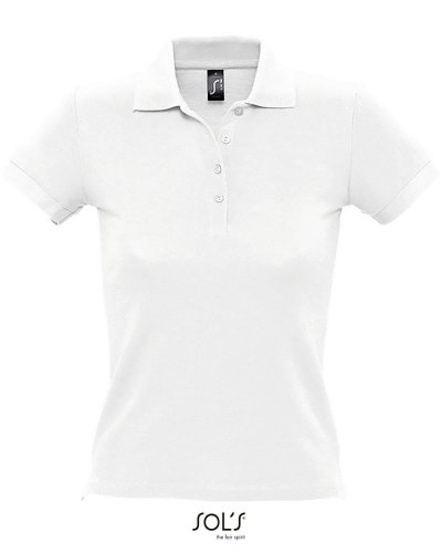 Polo donna People Bianco