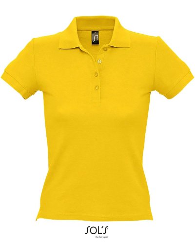 Polo donna People Giallo Oro