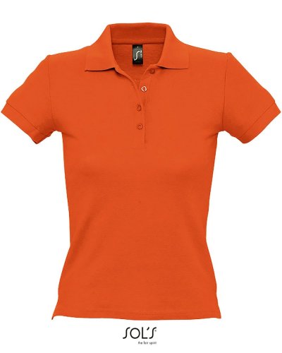 Polo donna People Arancione