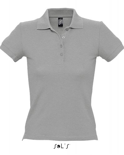 Polo donna People Grigio Medio Melange