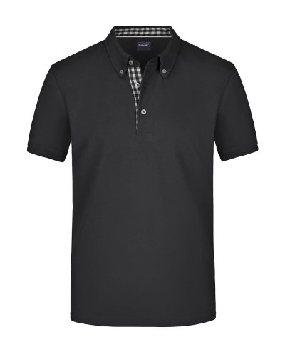 Polo Plain Black/black/white
