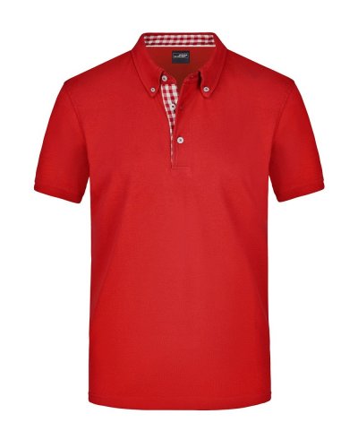 Polo Plain Red/Red-White