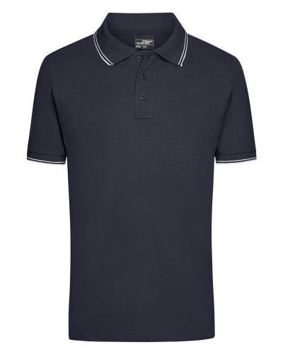 Polo da uomo James & Nicholson Navy/White
