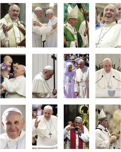 Calendario mensile Papa Francesco