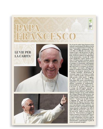 Calendario mensile Papa Francesco