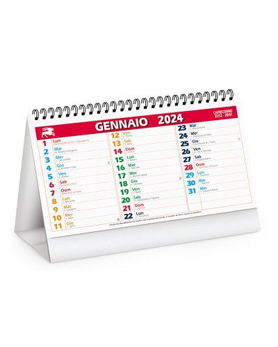 Calendario da tavolo Color Mix Colore Unico