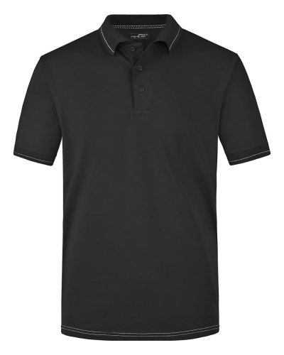 Polo da uomo Elastic Black/White