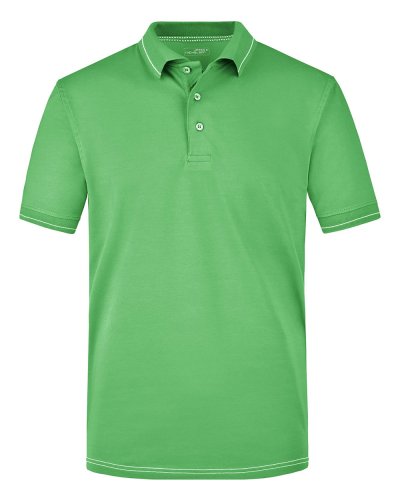 Polo da uomo Elastic Lime Green/White