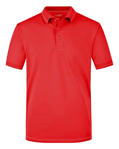 Polo da uomo Elastic Red/White