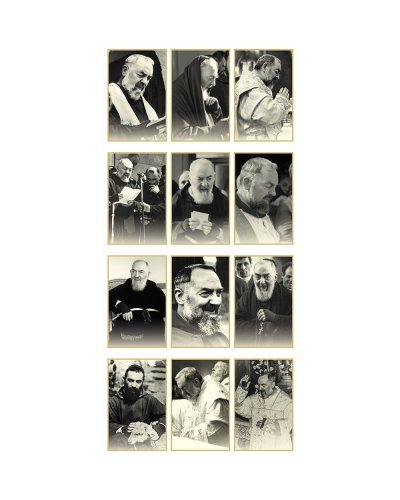 Calendario San Pio illustrato 2027, carta avoriata 31x52 cm
