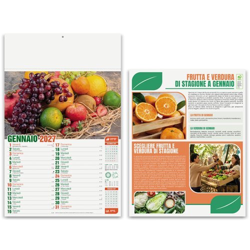 Calendario Frutta e Verdura Bio