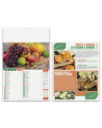 Calendario Frutta e Verdura Bio