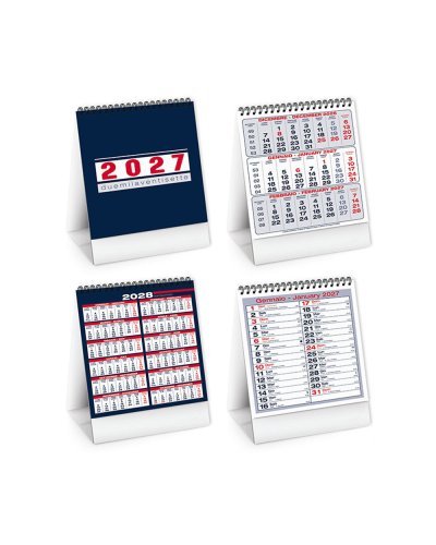 Calendario da tavolo 13 fogli 2026 | Tall Table cm 19x13,5