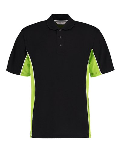 Polo Track Classic Fit Black / Fluorescent Lime