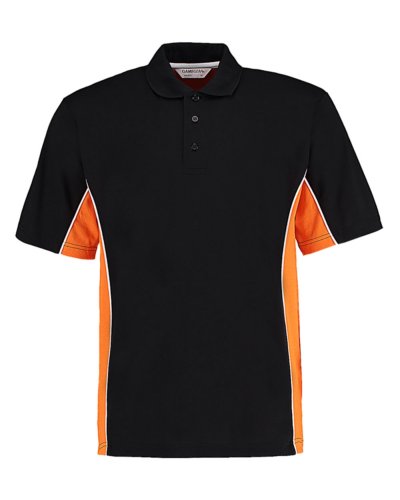 Polo Track Classic Fit Black / Fluorescent Orange