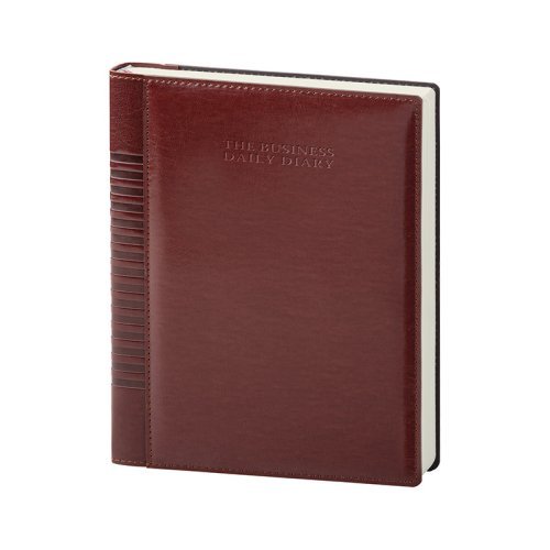 Agenda Giornaliera Lusso 17x24 cm Poliuretano Avorio