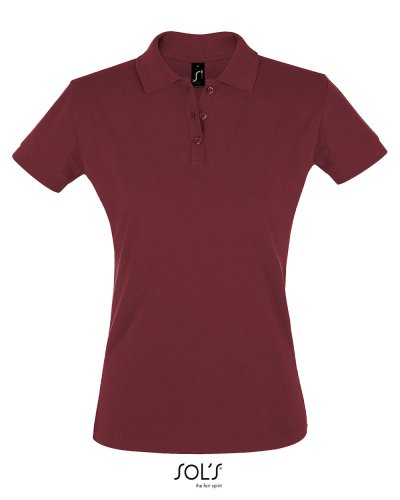 Polo Perfect woman Bordeaux