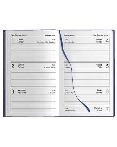 Agenda Tascabile Settimanale