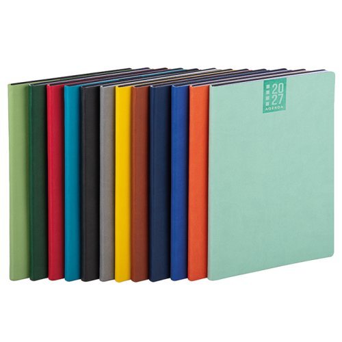 Agenda Settimanale 17x24cm Poliuretano 6 Lingue